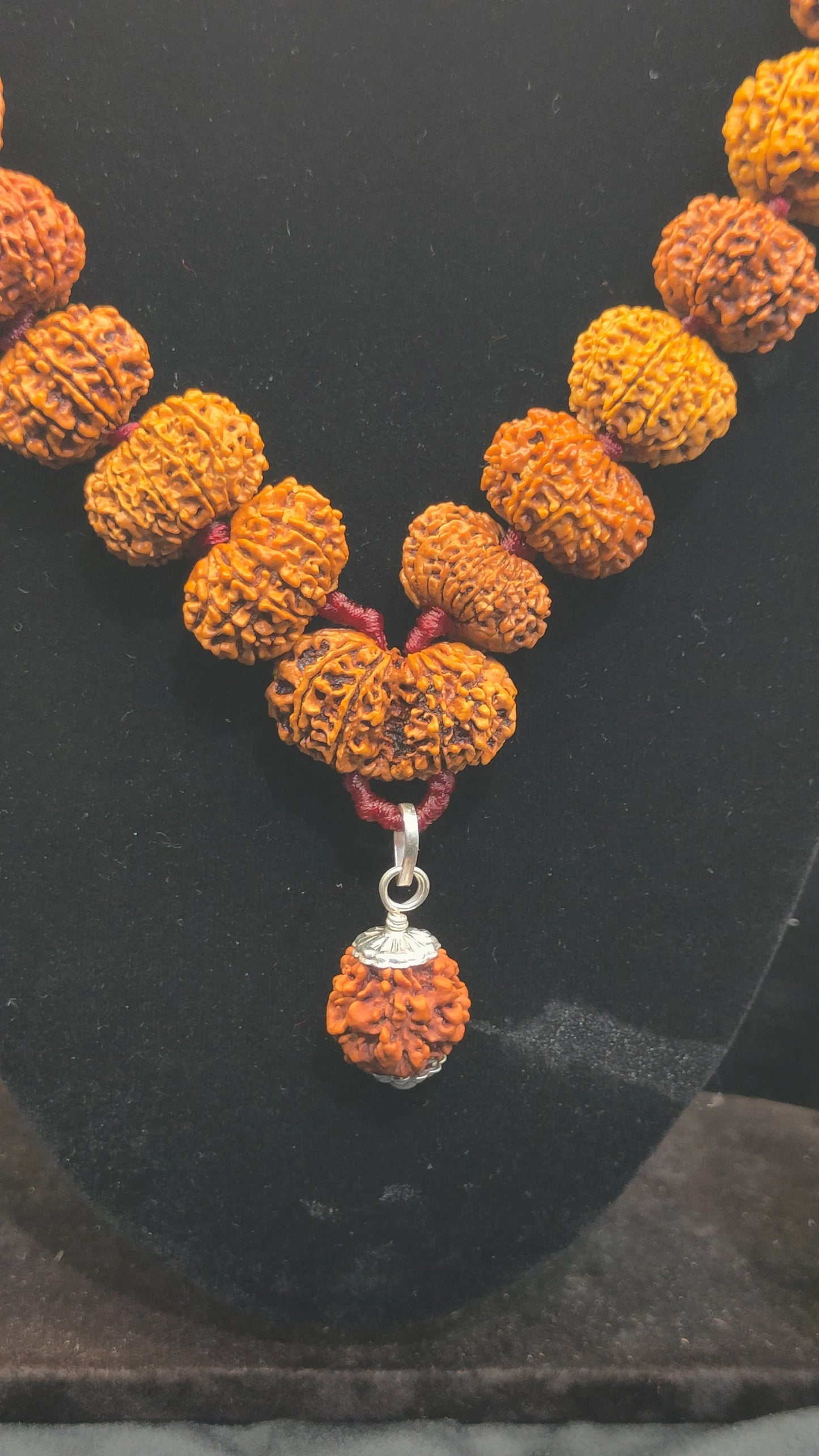 1 to 14 Mukhi, Ganesha or GauriShankar Rudraksha Siddha Mala Nepal - Lab Certified | Original Rudraksha Beads Necklace