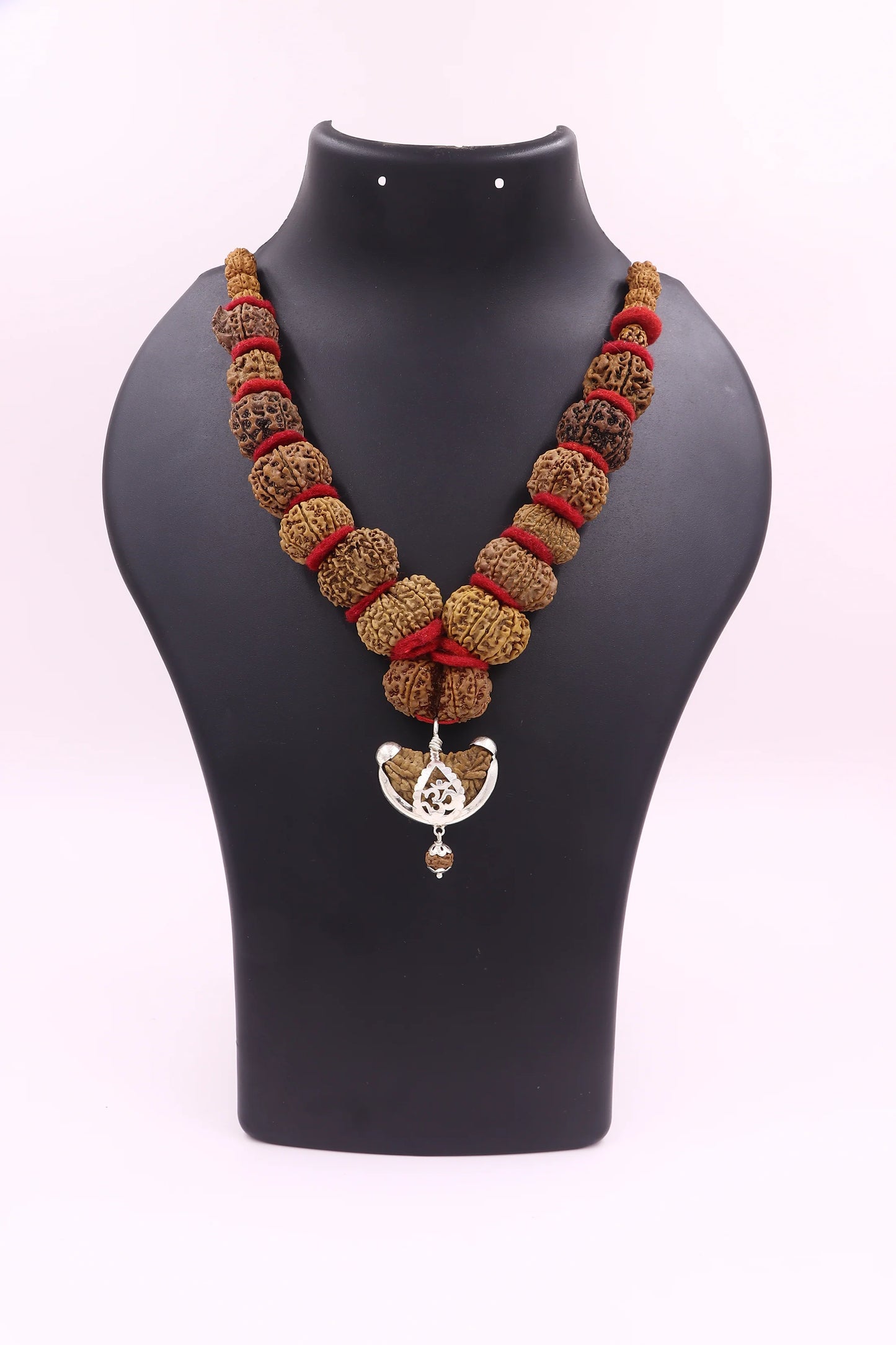 Siddha Mala 1-14 Mukhi +Gaurishankar + Ganesh Rudraksha (Nepali Beads)- Lab Certified